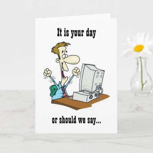 IT'S YOUR LAST DAY! HAPPY **RETIREMENT** KAART (Kleine Plant)