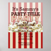 It's Your Party Invitation Poster Personalize it! (Voorkant)