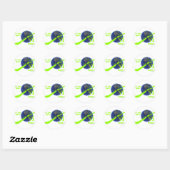 IT'S YOUR PLANET - PADDLE IT! RONDE STICKER (Vel)