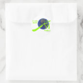 IT'S YOUR PLANET - PADDLE IT! RONDE STICKER (Tas)