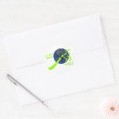 IT'S YOUR PLANET - PADDLE IT! RONDE STICKER (Envelop)