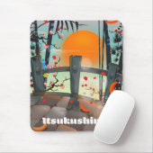 Itsukushima Japan reisposter Muismat (Met muis)