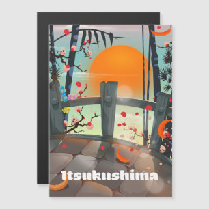 Itsukushima Japanse reisposter