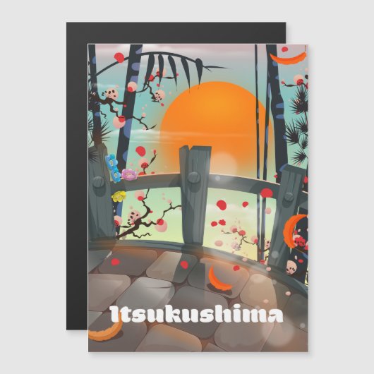 Itsukushima Japanse reisposter (Voorkant / Achterkant)