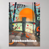 Itsukushima Japanse reisposter Poster (Voorkant)