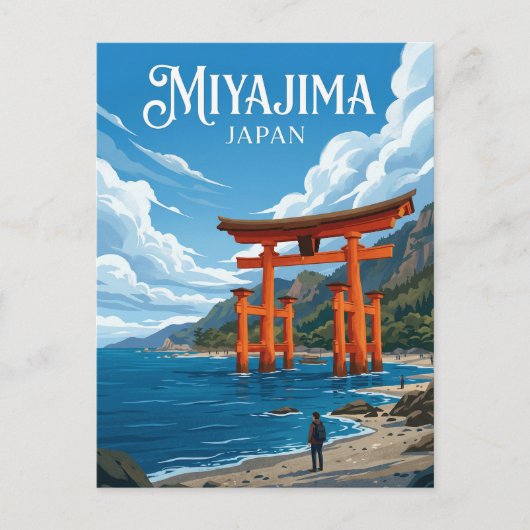 Itsukushima-schrijn Japan Briefkaart (Voorkant)