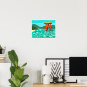 Itsukushima-schrijn Poster (Thuiskantoor)