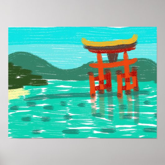 Itsukushima-schrijn Poster (Voorkant)