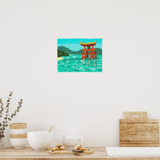 Itsukushima Shrine Poster (Keuken)
