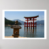 itsukushima torii japan poster (Voorkant)