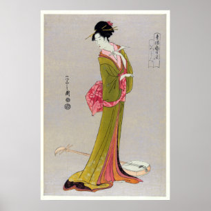 Itsutomi (1793) van Eishi Hosoda 1756-1829 Poster
