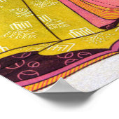 Itsutomi: Eishi Hosoda japans houtafval geisha Poster (Hoek)