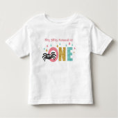 Itsy Bitsy Spider First Birthday Custom T-shirt (Voorkant)