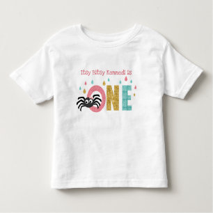 Itsy Bitsy Spider First Birthday Custom T-shirt