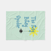 Itsy Bitsy Spider Fleece Blanket (Voorkant (Horizontaal))