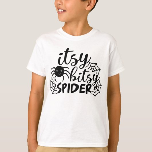 Itsy Bitsy Spider Halloween T-shirt (Voorkant)