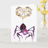 Itsy Bitsy Spider Kaart (Gele Bloem)
