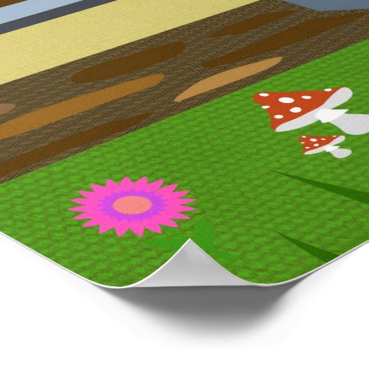 Itsy Bitsy Spider Nursery Rhyme Classroom Poster (Hoek)