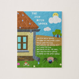 Itsy Bitsy Spider Nursery Rhyme Puzzle Legpuzzel
