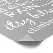 Itsy Bitsy Spider Poster (Hoek)