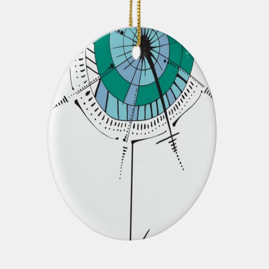 Itsy bitsy spin keramisch ornament (Rechts)