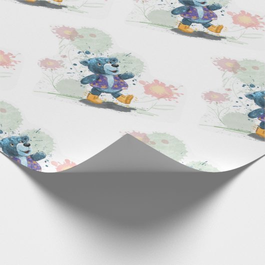 Itsy Bitsy Teddy Bear Willie Cadeaupapier (Hoek)