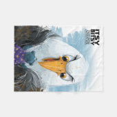 Itsy Bitsy Teddy Bear Willie Fleece Deken (Voorkant (Horizontaal))