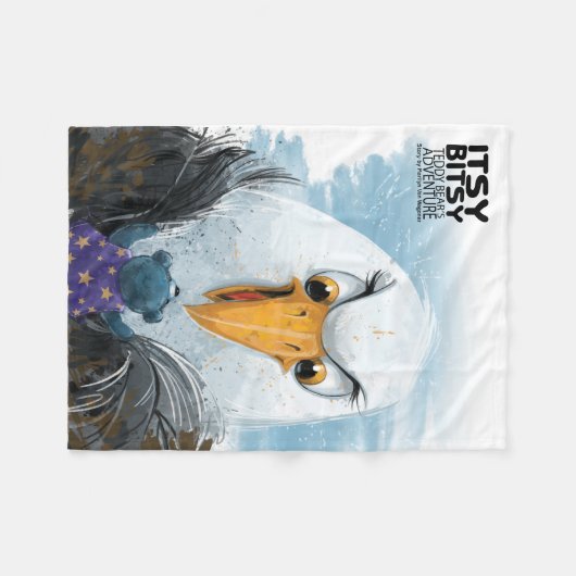 Itsy Bitsy Teddy Bear Willie Fleece Deken (Voorkant (Horizontaal))