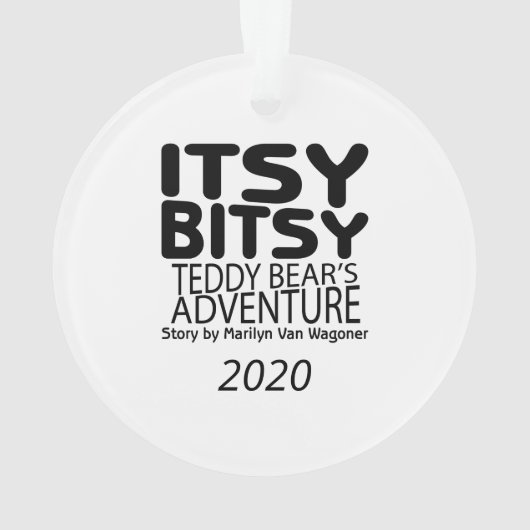 Itsy Bitsy Teddy Bear Willie Ornament (achterkant)