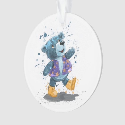 Itsy Bitsy Teddy Bear Willie Ornament (voorkant)