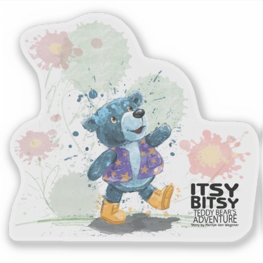 Itsy Bitsy Teddy Bear Willie Sticker (Voorkant)