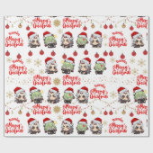 Itto & Kuki Kerst cadeauverpakking Cadeaupapier (Vlak)