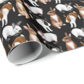 Itty Bitty Bunny Rabbits Gift Wrap Cadeaupapier (Rol Hoek)