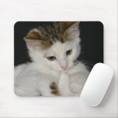 ITTY BITTY KAT ALL IN WHITE MUISMAT (Met muis)