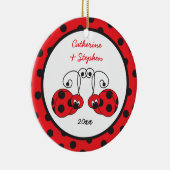 Itty Bitty Ladybug Couple Ornament (Rechts)