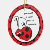 Itty Bitty Ladybug Love Ornament (Links)