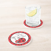 Itty Bitty Ladybug Onderzetter (Zijkant)