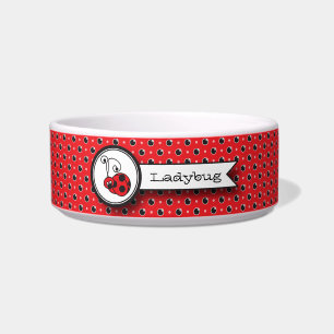 Itty Bitty Ladybug Pet Bowl - Rood Voerbakje