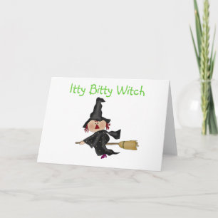 Itty Bitty Witch Tshirts en Gifts Kaart