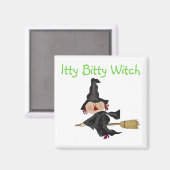 Itty Bitty Witch Tshirts en Gifts Magneet (Voorkant / Achterkant)
