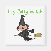 Itty Bitty Witch Tshirts en Gifts Magneet (Voorkant)