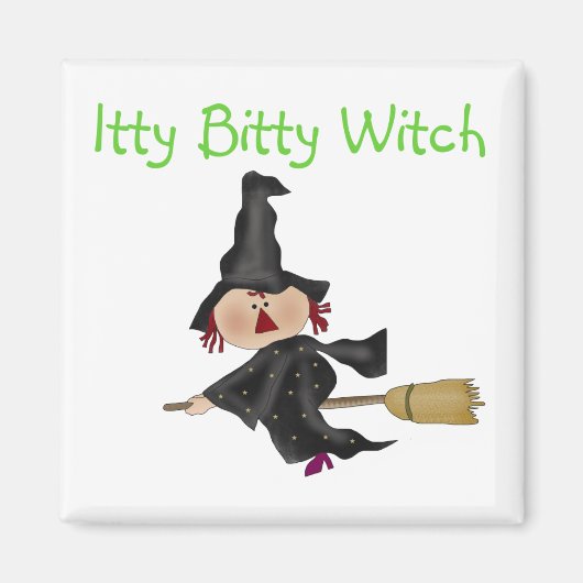 Itty Bitty Witch Tshirts en Gifts Magneet (Voorkant)