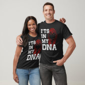 Itu2019s in mijn DNA-Albanese vingerafdruk Proud A T-shirt (Unisex)