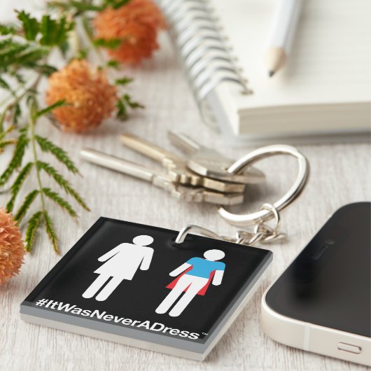 #ItwasNooitADress-Sleutelhanger Sleutelhanger (Voorkant Rechts)