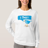 iTweet Twitter Vogel Dames Top (Voorkant)