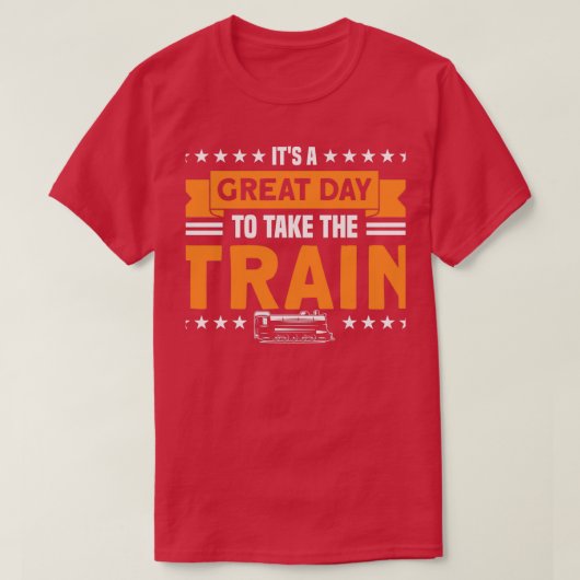ITX27 is een geweldige dag om de trein te nemen T-shirt (Design voorkant)