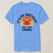 Itx27 is mijn verjaardag en ik hou van krabben t-shirt (Design voorkant)