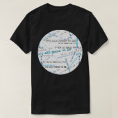 Itx27s alle Grieks voor me PATTERN Blauw op Witte T-shirt (Design voorkant)