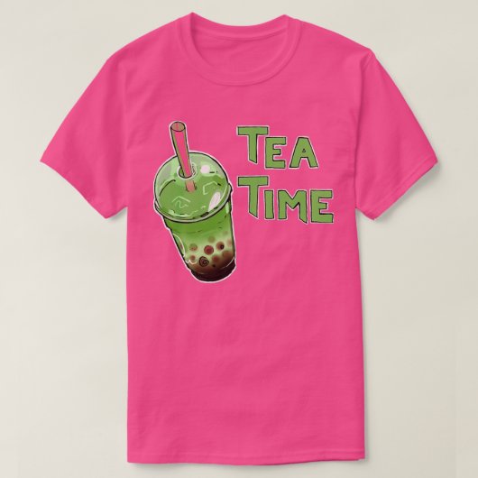 Itx27s Bubble Tea Time T-shirt (Design voorkant)