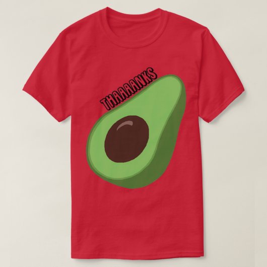 Itx27s een Avocado T-shirt (Design voorkant)